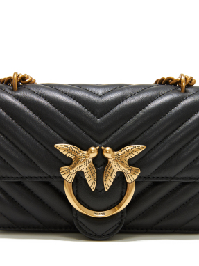 ΓΥΝΑΙΚΕΙΑ ΚΑΠΙΤΟΝΕ ΣΤΑΥΡΩΤΗ ΤΣΑΝΤΑ LOVE ICON MINI | Μαύρο