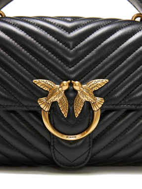 ΓΥΝΑΙΚΕΙΑ ΔΕΡΜΑΤΙΝΗ ΤΣΑΝΤΑ ΧΕΙΡΟΣ LOVE LADY CLASSIC | Μαύρο