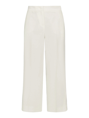 ΓΥΝΑΙΚΕΙΟ CROPPED ΠΑΝΤΕΛΟΝΙ WIDE-LEG | Λευκό IT 38