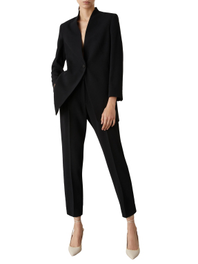 ΓΥΝΑΙΚΕΙΟ ΜΑΚΡΥ BLAZER | Μαύρο IT 48