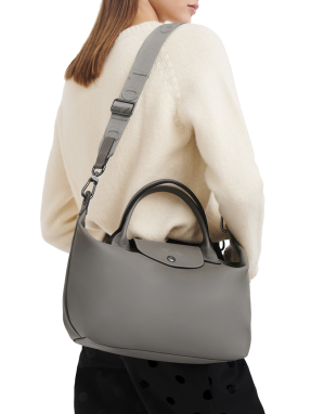 ΓΥΝΑΙΚΕΙΑ ΔΕΡΜΑΤΙΝΗ ΤΣΑΝΤΑ ΧΕΙΡΟΣ LE PLIAGE XTRA S | Γκρι