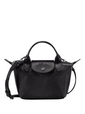 ΓΥΝΑΙΚΕΙΑ ΔΕΡΜΑΤΙΝΗ ΤΣΑΝΤΑ ΧΕΙΡΟΣ LE PLIAGE XTRA XS | Μαύρο