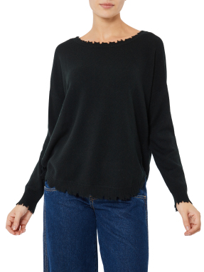 ΓΥΝΑΙΚΕΙΟ ΠΟΥΛΟΒΕΡ MELA | Μαύρο M/L