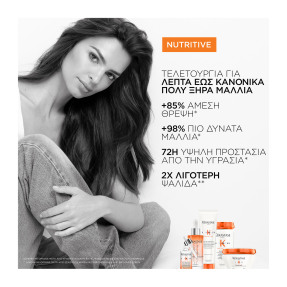NUTRITIVE SERUM ΟΡΟΣ ΚΑΤΑ ΤΗΣ ΨΑΛΙΔΑΣ ΓΙΑ ΞΗΡΑ ΜΑΛΛΙΑ | 50ml