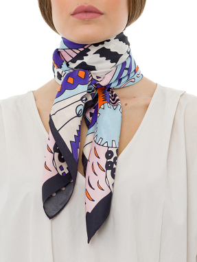 ΜΕΤΑΞΩΤΟ ΜΑΝΤΗΛΙ BLOOMING | Πολύχρωμο MULTICOLOR ONE SIZE