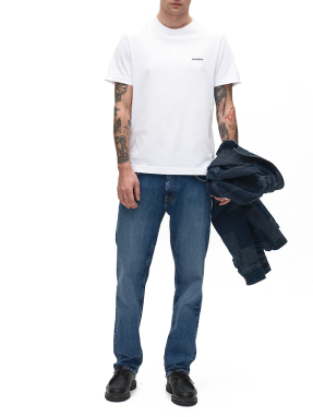 ΑΝΔΡΙΚΟ T-SHIRT ΜΕ ΛΟΓΟΤΥΠΟ | Λευκό XXL