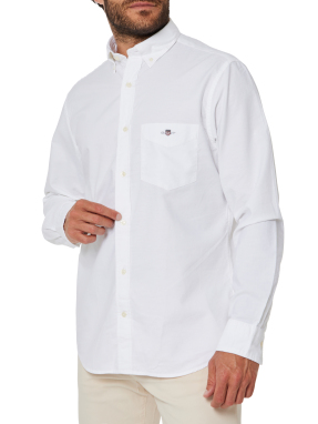 ΑΝΔΡΙΚΟ OXFORD ΠΟΥΚΑΜΙΣΟ | Λευκό M