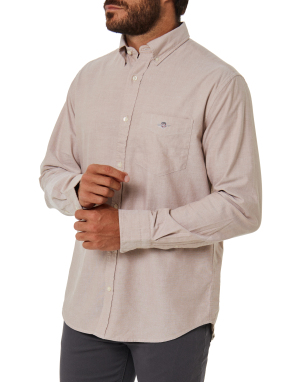 ΑΝΔΡΙΚΟ OXFORD ΠΟΥΚΑΜΙΣΟ | Λευκό XXL