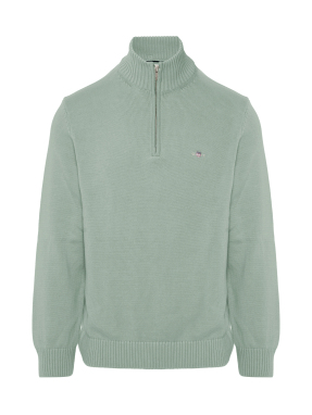 ΑΝΔΡΙΚΟ ΠΛΕΚΤΟ ΠΟΥΛΟΒΕΡ HALF-ZIP | Φυστικί  G0308 XL