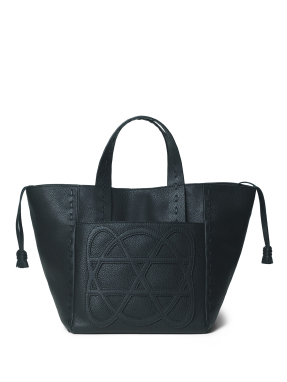 ΓΥΝΑΙΚΕΙΑ ΔΕΡΜΑΤΙΝΗ ΤΣΑΝΤΑ ΧΕΙΡΟΣ CLEO | Μαύρο