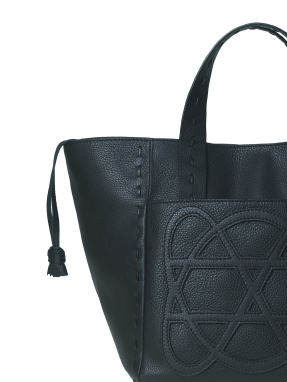 ΓΥΝΑΙΚΕΙΑ ΔΕΡΜΑΤΙΝΗ ΤΣΑΝΤΑ ΧΕΙΡΟΣ CLEO | Μαύρο