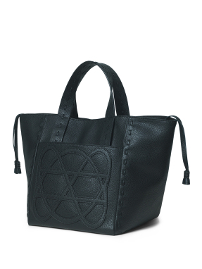 ΓΥΝΑΙΚΕΙΑ ΔΕΡΜΑΤΙΝΗ ΤΣΑΝΤΑ ΧΕΙΡΟΣ CLEO | Μαύρο