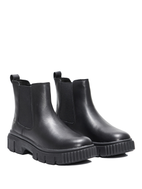 ΓΥΝΑΙΚΕΙΑ ΔΕΡΜΑΤΙΝΑ CHELSEA ΜΠΟΤΑΚΙΑ | Μαύρο 41.5