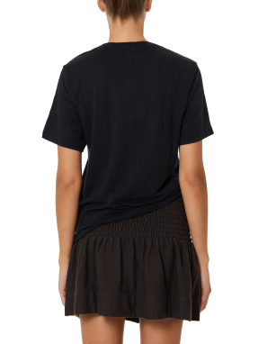 ΓΥΝΑΙΚΕΙΟ T-SHIRT ZEWEL | Μαύρο XS