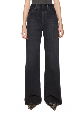 ΓΥΝΑΙΚΕΙΟ ΨΗΛΟΜΕΣΟ DENIM ΠΑΝΤΕΛΟΝΙ | Μαύρο 30