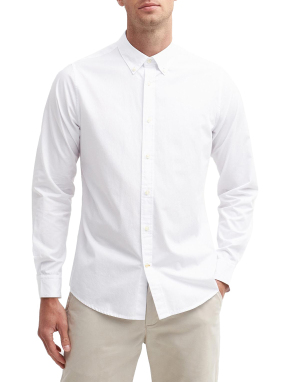 ΑΝΔΡΙΚΟ ΠΟΥΚΑΜΙΣΟ ΜΕ ΛΟΓΟΤΥΠΟ | Λευκό L