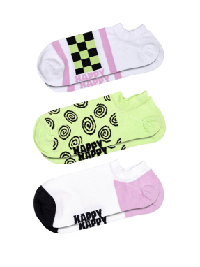 ΚΑΛΤΣΕΣ NO-SHOW CHECKED STRIPE 3ΤΜΧ | Πολύχρωμο 41/46