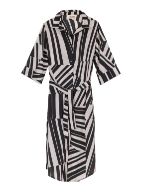 ΓΥΝΑΙΚΕΙΟ ΠΟΥΚΑΜΙΣΟ ΜΕ ΜΟΤΙΒΟ | Μαύρο ONE SIZE