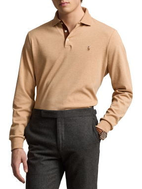 ΑΝΔΡΙΚΗ ΜΑΚΡΥΜΑΝΙΚΗ POLO ΜΠΛΟΥΖΑ | Καφέ M