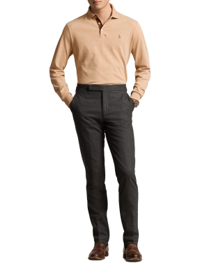 ΑΝΔΡΙΚΗ ΜΑΚΡΥΜΑΝΙΚΗ POLO ΜΠΛΟΥΖΑ | Καφέ M