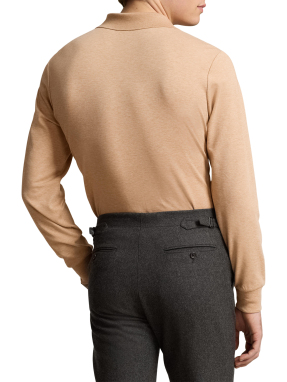 ΑΝΔΡΙΚΗ ΜΑΚΡΥΜΑΝΙΚΗ POLO ΜΠΛΟΥΖΑ | Καφέ M