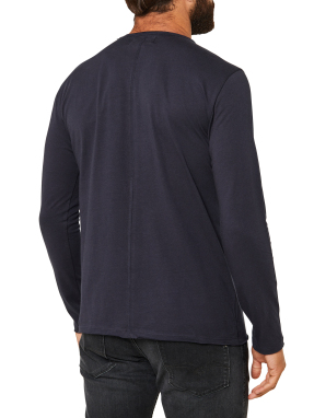 ΑΝΔΡΙΚΗ ΜΑΚΡΥΜΑΝΙΚΗ ΜΠΛΟΥΖΑ | Μπλε Σκούρο M