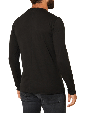 ΑΝΔΡΙΚΗ ΜΑΚΡΥΜΑΝΙΚΗ ΜΠΛΟΥΖΑ | Μαύρο M