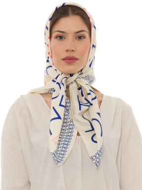 ΜΕΤΑΞΩΤΟ ΜΑΝΤΙΛΙ LOVERS & POETS : PLATO | Μπεζ ONE SIZE