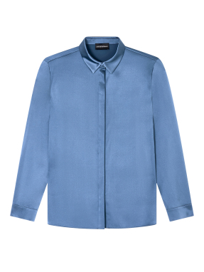 ΓΥΝΑΙΚΕΙΟ ΜΕΤΑΞΩΤΟ ΠΟΥΚΑΜΙΣΟ | Μπλε EU 42