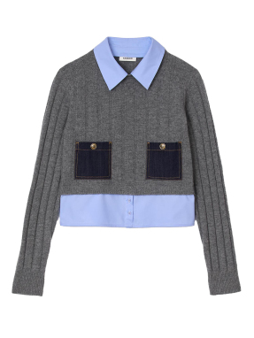 ΓΥΝΑΙΚΕΙΟ ΠΟΥΛΟΒΕΡ | Γκρι S