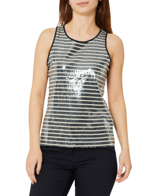 ΓΥΝΑΙΚΕΙΟ ΤΟΠ ΜΕ ΠΑΓΙΕΤΕΣ | Ριγέ  M