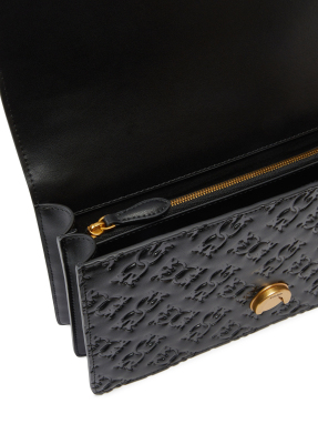 ΓΥΝΑΙΚΕΙΑ ΔΕΡΜΑΤΙΝΗ ΤΣΑΝΤΑ ΧΙΑΣΤΙ LOVE | Μαύρο