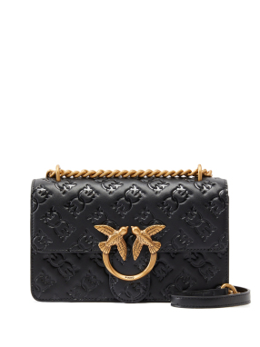 ΓΥΝΑΙΚΕΙΑ ΔΕΡΜΑΤΙΝΗ ΤΣΑΝΤΑ ΧΙΑΣΤΙ LOVE MINI | Μαύρο