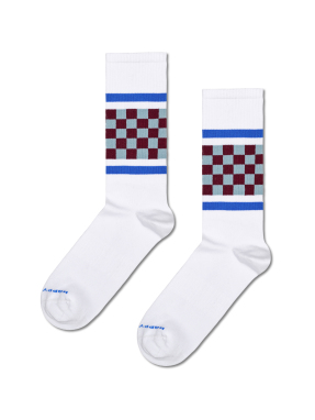 ΚΑΛΤΣΕΣ CHECKED STRIPE SNEAKER | Λευκό 36/40