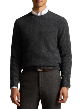 ΑΝΔΡΙΚΟ ΠΟΥΛΟΒΕΡ SUEDE-PATCH | Γκρι Σκούρο XXL