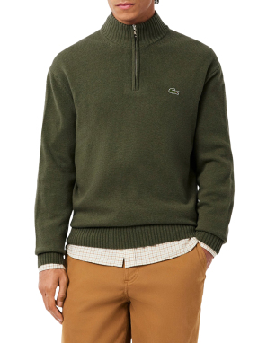 ΑΝΔΡΙΚΟ ΠΟΥΛΟΒΕΡ HALF-ZIP | Λαδί XL