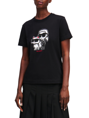 ΓΥΝΑΙΚΕΙΟ T-SHIRT ΜΕ ΤΥΠΩΜΑ | Μαύρο S