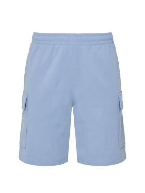 ΑΝΔΡΙΚΟ ΑΘΛΗΤΙΚΟ FLEECE SHORTS | Μπλε Ανοιχτό L