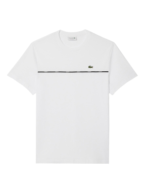 ΑΝΔΡΙΚΟ T-SHIRT TRIM COTTON JERSEY | Λευκό M