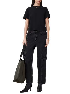 ΓΥΝΑΙΚΕΙΟ T-SHIRT LISA | Μαύρο S