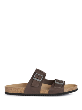 ΑΝΔΡΙΚΑ ΣΑΝΔΑΛΙΑ U SANDAL GHITA | Καφέ Σκούρο 43