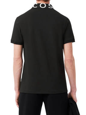 ΑΝΔΡΙΚΗ POLO ΜΠΛΟΥΖΑ JACQUARD | Μαύρο S