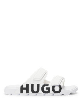 ΑΝΔΡΙΚΕΣ ΠΑΝΤΟΦΛΕΣ ΜΕ ΛΟΓΟΤΥΠΟ | Λευκό 42