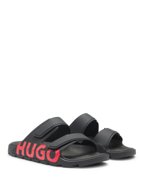 ΑΝΔΡΙΚΕΣ ΠΑΝΤΟΦΛΕΣ ΜΕ ΛΟΓΟΤΥΠΟ | Μαύρο 42