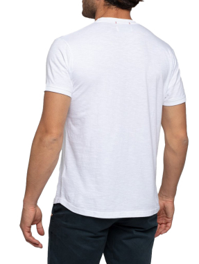 ΑΝΔΡΙΚΟ T-SHIRT ΜΕ ΚΟΥΜΠΙΑ | Λευκό M