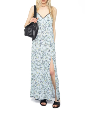 ΜΑΞΙ ΦΛΟΡΑΛ ΦΟΡΕΜΑ RAMELIL | Γαλάζιο XS