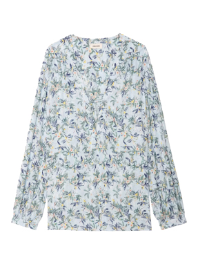 ΓΥΝΑΙΚΕΙΑ ΦΛΟΡΑΛ ΜΠΛΟΥΖΑ TAMELA | Γαλάζιο S