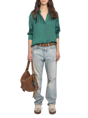 ΓΥΝΑΙΚΕΙΑ ΣΑΤΕΝ ΜΠΛΟΥΖΑ TINK | Πράσινο S