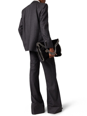 ΓΥΝΑΙΚΕΙΟ ΣΑΚΑΚΙ ICONIC FLANNEL BOYFRIEND | Γκρι Σκούρο IT 42