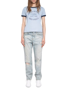 ΓΥΝΑΙΚΕΙΟ T-SHIRT WOOS | Μπλε XS